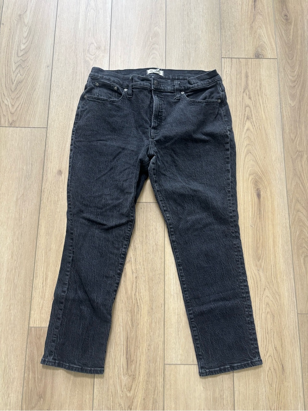 Madewell Black Mid Rise Perfect Vintage Denim Jeans